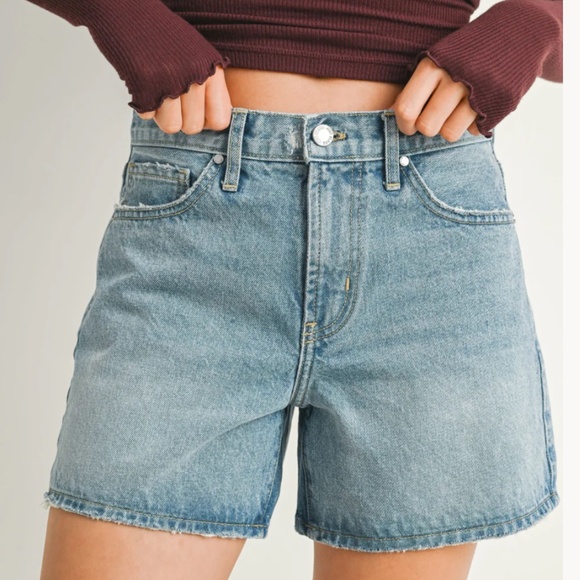 Vintage High Rise Denim Shorts - Picture 1 of 4